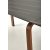 Lozano spisebord 140-200 x 82 cm - Sort marmor/valnd