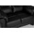 Vera 2-personers sofa i sort PU