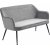 Anna 2-personers sofa i grt fljl