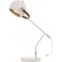 Sljfe skrivebordslampe - Hvid/brun/slv