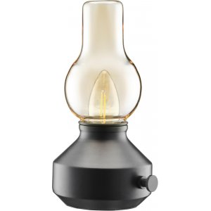 Glimt genopladelig bordlampe - Sort