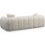 Puffy 3-personers sofa - Hvid