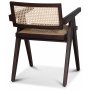 Strmsberg stol - Brun mahogni/rattan