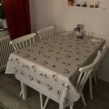 Kundebillede Sander klapbord 120 cm + 40 cm klap - Hvid