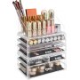 Ronya make-up skuffe 30,5 cm - Gennemsigtig