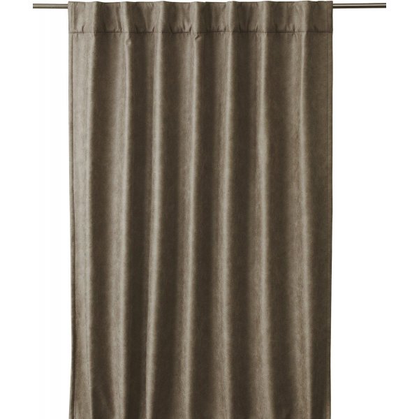 Lycke gardin 1-pak 1 x 135 x 280 cm - Mrkebrunt