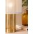 Gap bordlampe - Hvid/guld