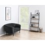 Seaford stigehylde 77x174 cm - Eg/sort