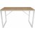 Layton skrivebord 120 x 60 cm - Hvid/eg