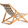 Repose Beach Deck Chair - Grn/Hvid