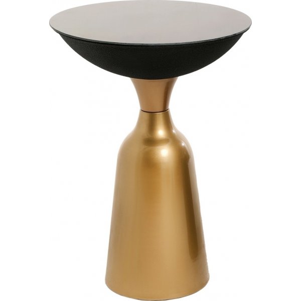 Kalk sidebord 56 cm - Guld/sort