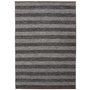 Kilim tæppe Napoli - Sort - 140x200 cm
