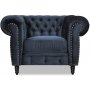 Ashford chesterfield lnestol - Mrkebl fljl