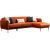 Sevilla divan sofa hjre - Orange