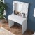 Bijou toiletbord med spejl 20 - 90 x 45 cm - Hvid