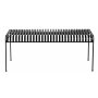 Parga sort metal havebnk