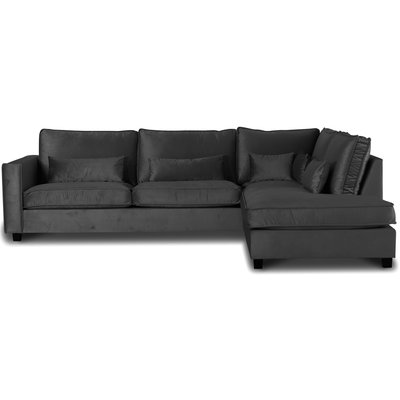 Adore Lounge sofa XL ben ende hjre - Slvgr (fljl)