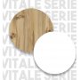 Vitale skab 2 - Valnd/hvid