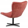 Tulpan design lnestol - Coral (Velvet)