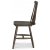 Trn stol i brunbejdset tr + Mbelplejest til tekstiler