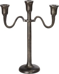Amadeus Lysestage H35 til 3 lys - Antik bronze