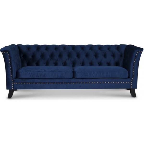 Chesterfield Liverpool 3-pers. Sofa - Bl fljl