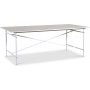 Crystal spisebord 200 cm (Fishbone) - Hvid / Whitewash