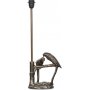 Fugle lampefod H56 cm - Mat antik messing