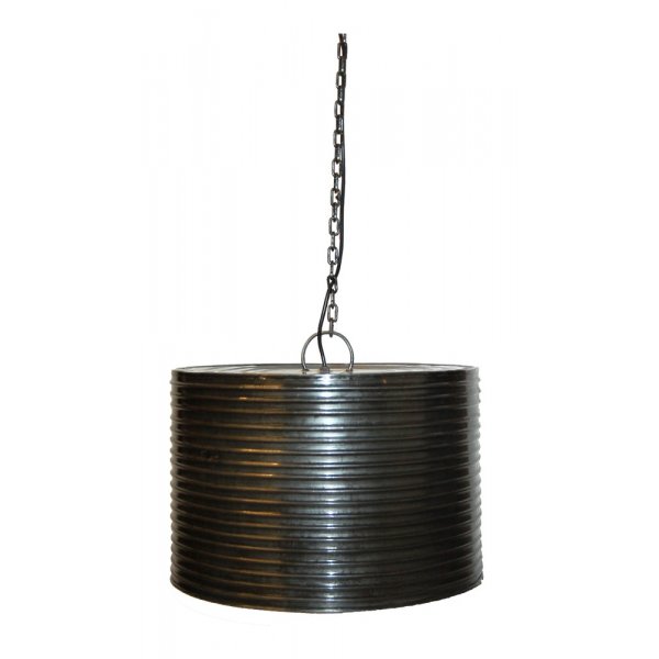 Mysen loftslampe - Mrk zink