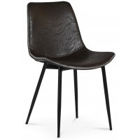 Madrid stol - Mørkebrun vintage