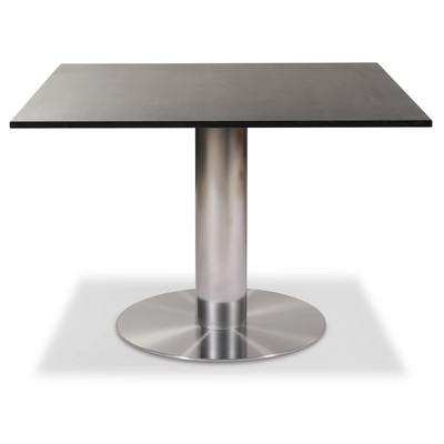 Next spisebord p 108 cm - Brstet stl / marmor (Donau Granit)