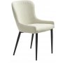Boss spisestuestol i beige boucl stof