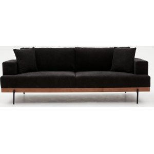 Liva 3-personers sofa - Antracit/kobber