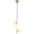 Domino loftslampe 11046 - Guld