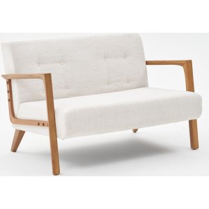 Kemer 2-personers sofa - Creme