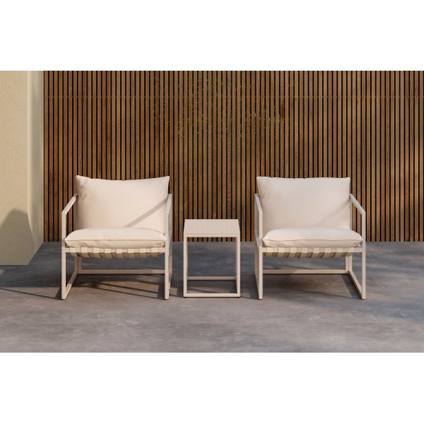 Messina loungegruppe - Beige