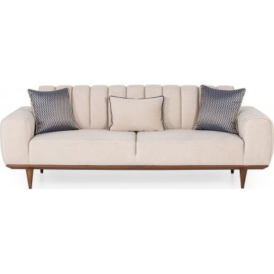 Ivory 3-personers sofa - Creme
