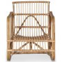 THE lounge-lnestol - Rattan naturfarve