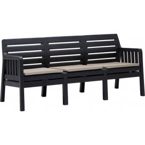 Lara 3-personers sofa - antracit