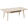 Century sofabord - Whitewash eg
