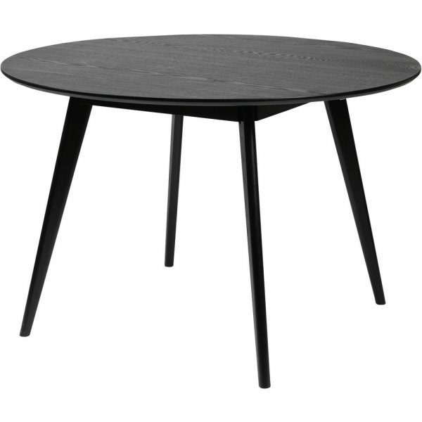 Katie rundt spisebord 115 cm - Sortbejdset ask