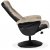 Times lnestol med fodskammel (Recliner) - Beige freskind + Tekstilrensning til mbler