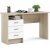 Funktion Plus skrivebord 120,1 x 48,1 x 72,6 cm - Eg/hvid