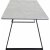 Kvarnbacken spisebord 140 cm - Mrk marmor/sort