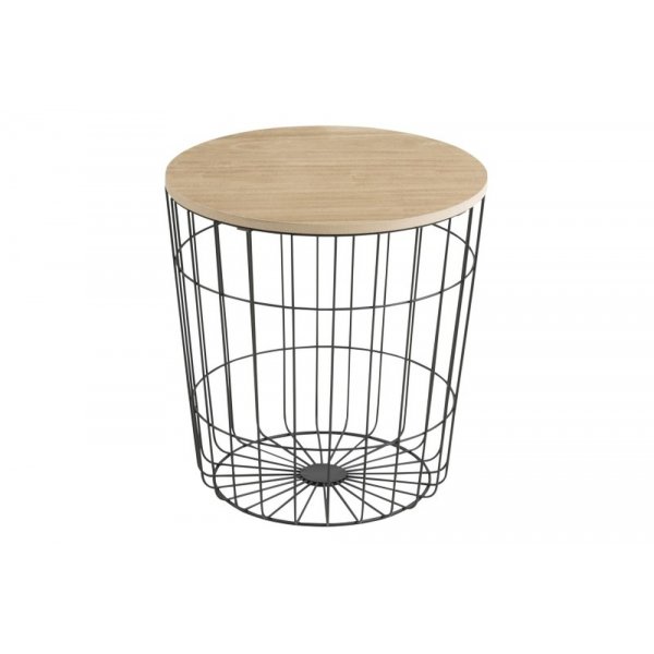 Lotus sofabord 39 cm - Eg/sort