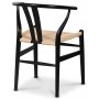 Spisebordsst PiPi ovalt spisebord 240 cm inkl 4 stk. Sunda spisebordsstol - Sortbejdset
