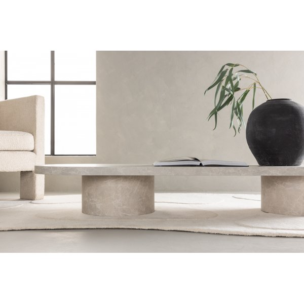 Narvik sofabord - Beige + Pletfjerner til mbler