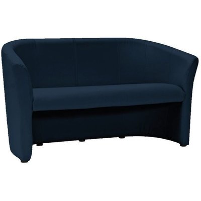 Charity 3-personers sofa - Navy Blue (PU)
