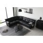 Hjalmar hjrnesofa - Sort (ko-lder)