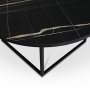 Sintorp rundt sofabord 90 cm - Sort marmor (Eksklusivt laminat)